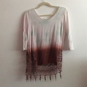 Spring time Ombré shirt